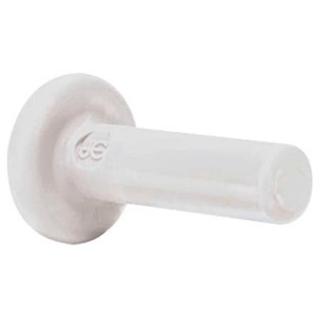 John Guest Plug, 3/8'' Tube Size, White, 10 PK PP0812W